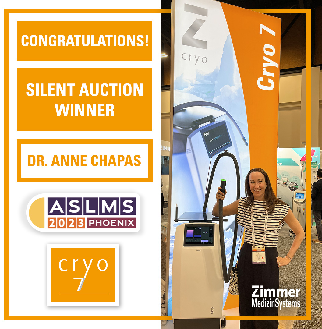 Congrats To Dr Anne Chapas Winner Of The Cryo In The Aslms