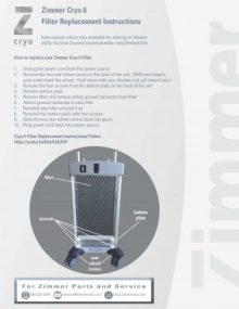 How To Change The Filter On Your Cryo 6 Unit