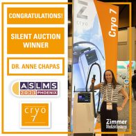 Dr. Anne Chapas - Cryo 7 Silent Auction Winner 2023 ASLMS
