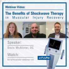 The Benefits of Shockwave Therapy in Muscular Injury Recovery - WEBINAR 6-1-2023