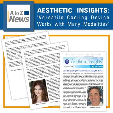 Cryo by Zimmer MS Feat in Aesthetic Insights Mejia Kiripolsky 9-2023