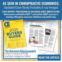 Chiro Econ Updated Case Study with X-Rays & New Details: Non-invasive emFieldPro and enPuls Helped Prevent Above-Knee Amputation