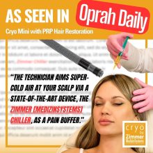 Oprah Daily - Cryo & PRP for perimenopausal hair restoration