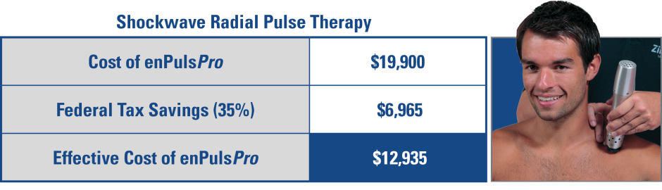Section 179 savings example table enPulsPro
