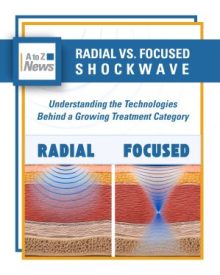 Radial vs focused shockwave therapy energy distribution comparison