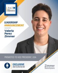 Valeria Perez Zimmer promoted to Vice President, USA at Zimmer MedizinSystems