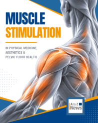 A to Z News article graphic on electrode-based aesthetic muscle conditioning and HEIT™ for physical medicine and pelvic floor care.
